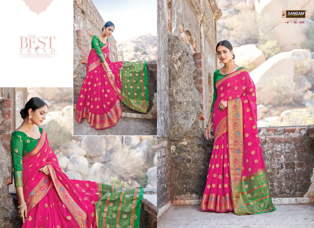 Sangam Presents Mango Silk Vol-2 Cotton Sarees