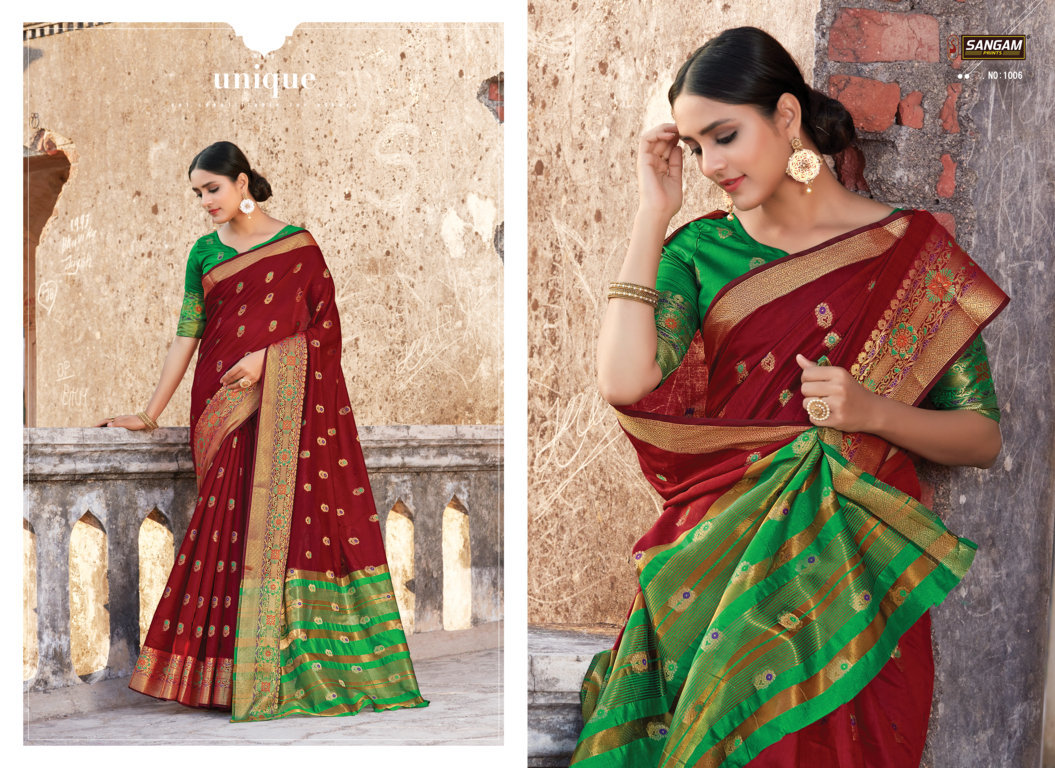 Sangam Presents Mango Silk Vol-2 Cotton Sarees