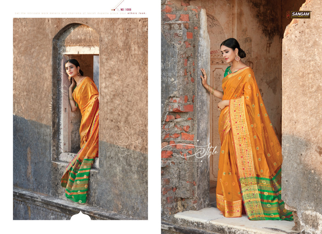 Sangam Presents Mango Silk Vol-2 Cotton Sarees