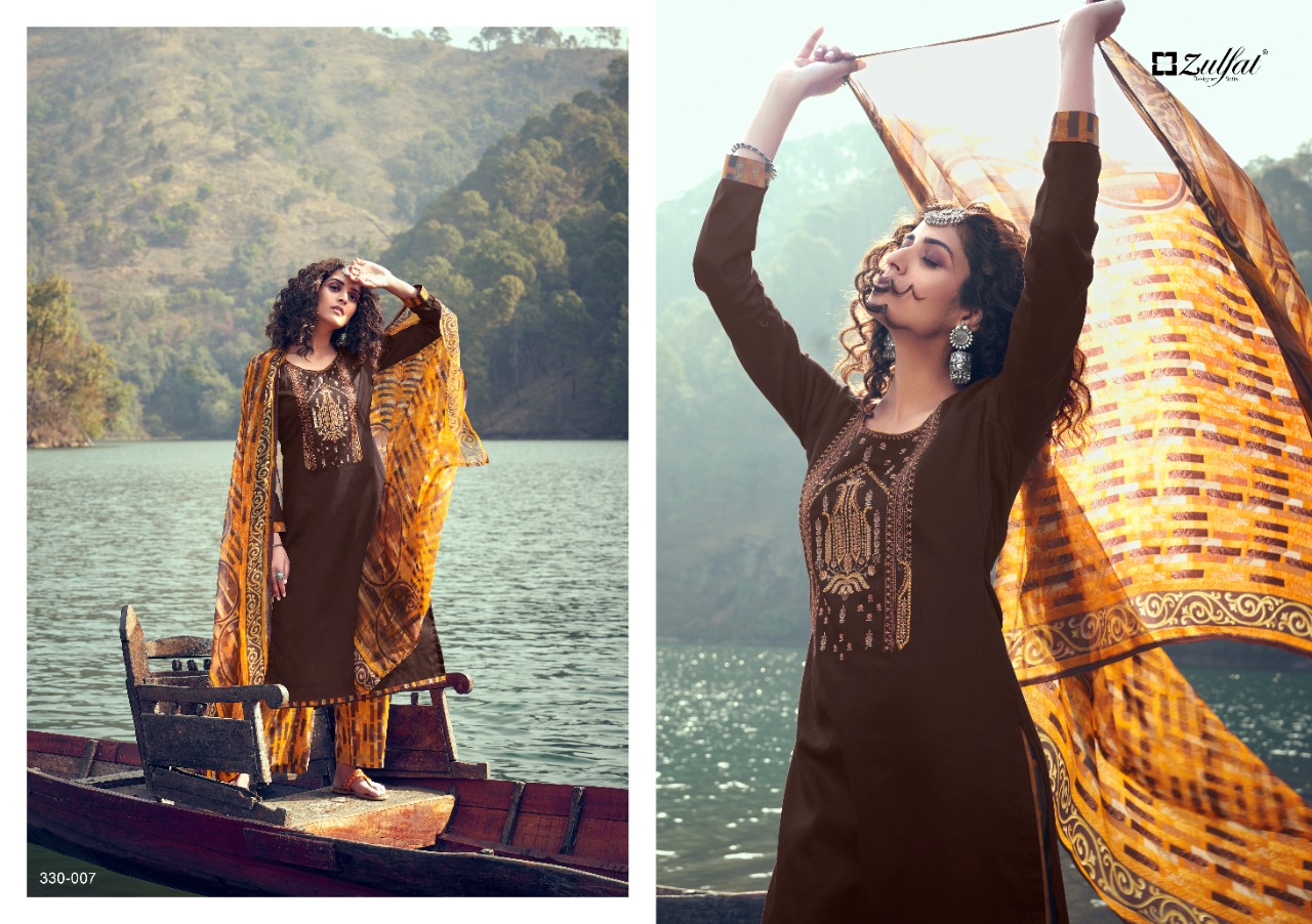Zulfat Presents Mohini Vol 5  Designer Dress Material