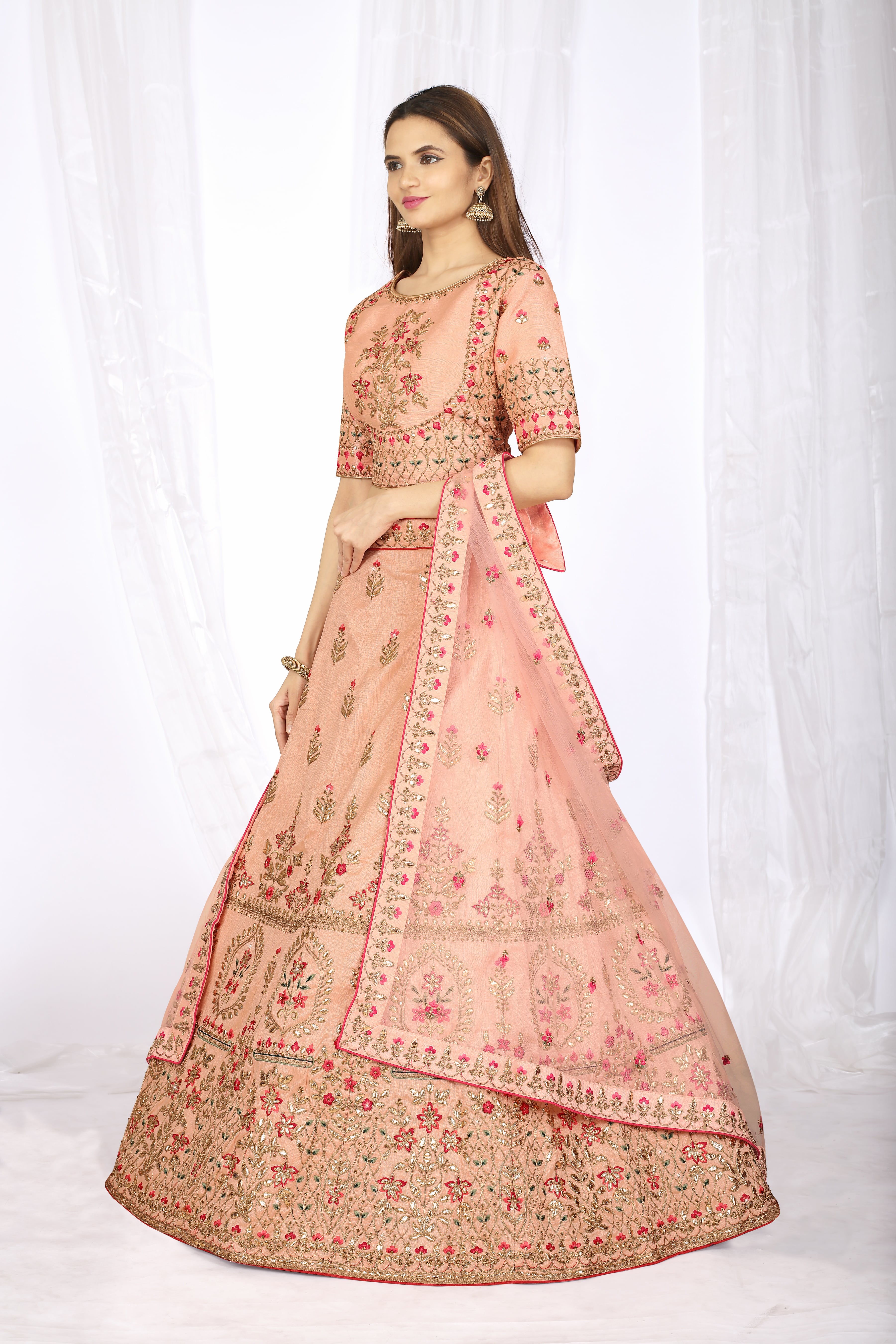 Buy Latest Designer Pink Lehenga Choli