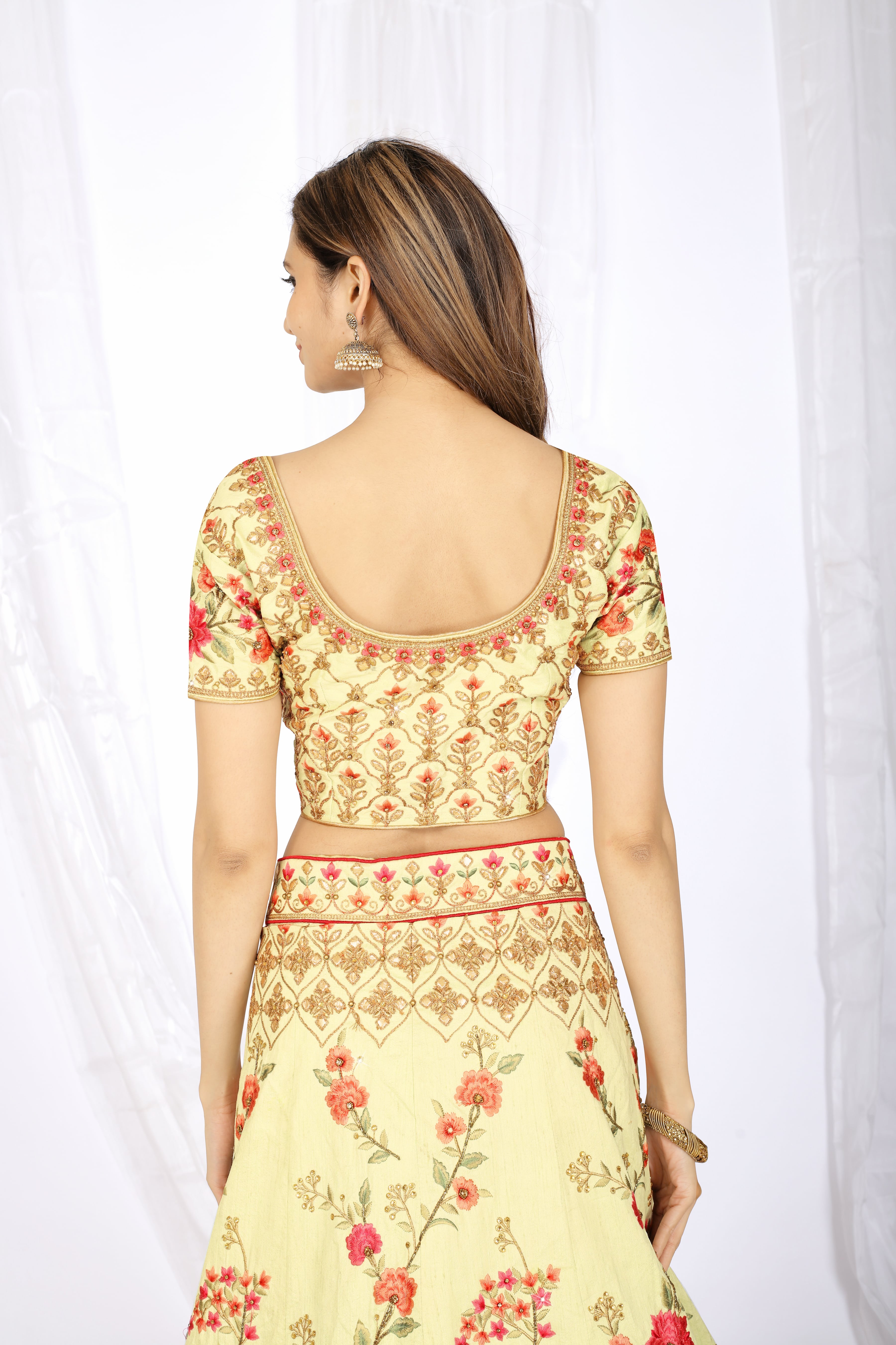 Fc Presents Beige Lehenga Choli Online In India