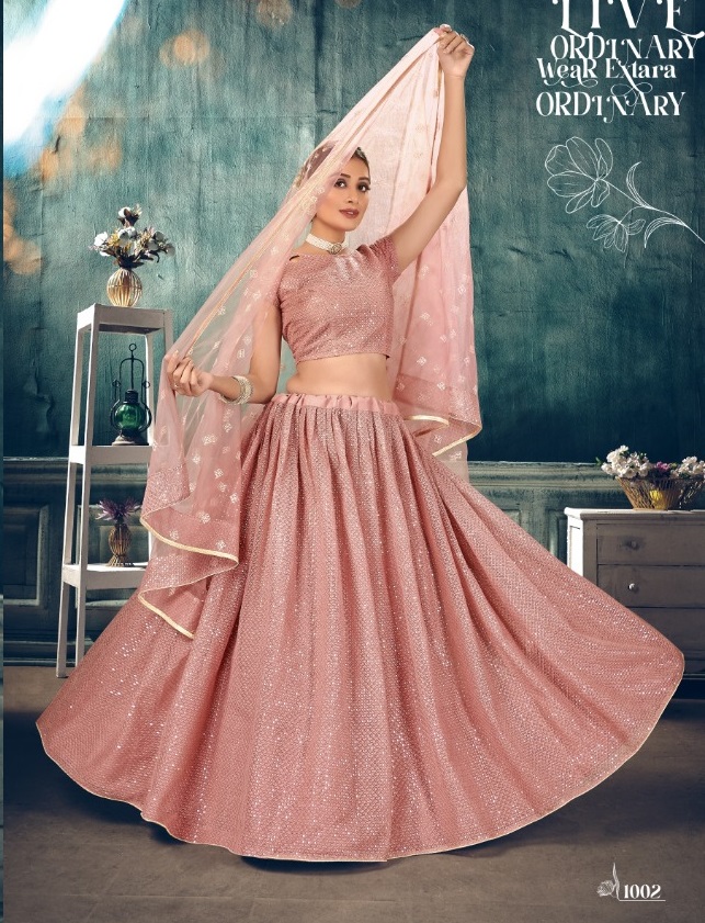 Fc Presents Gulmohar 1002 Wedding Wear Lehenga Collection
