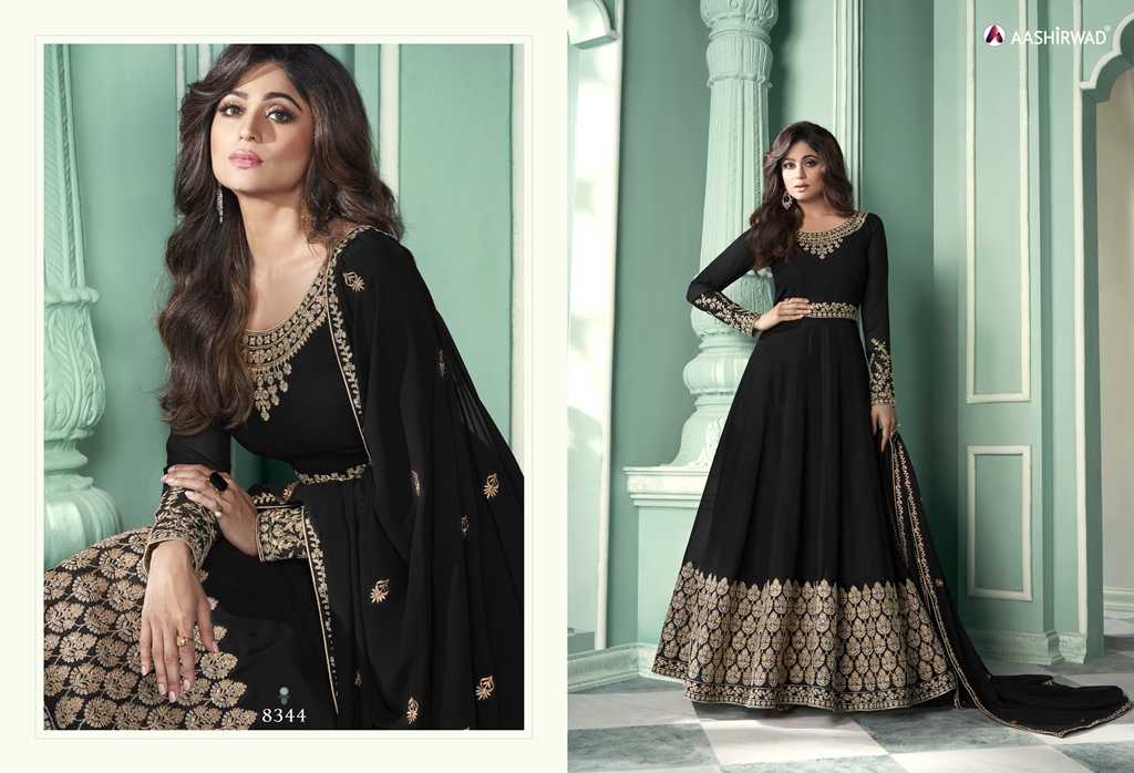Aashirwad Presents Jewel 8343 Series Salwar Kameez Catalog