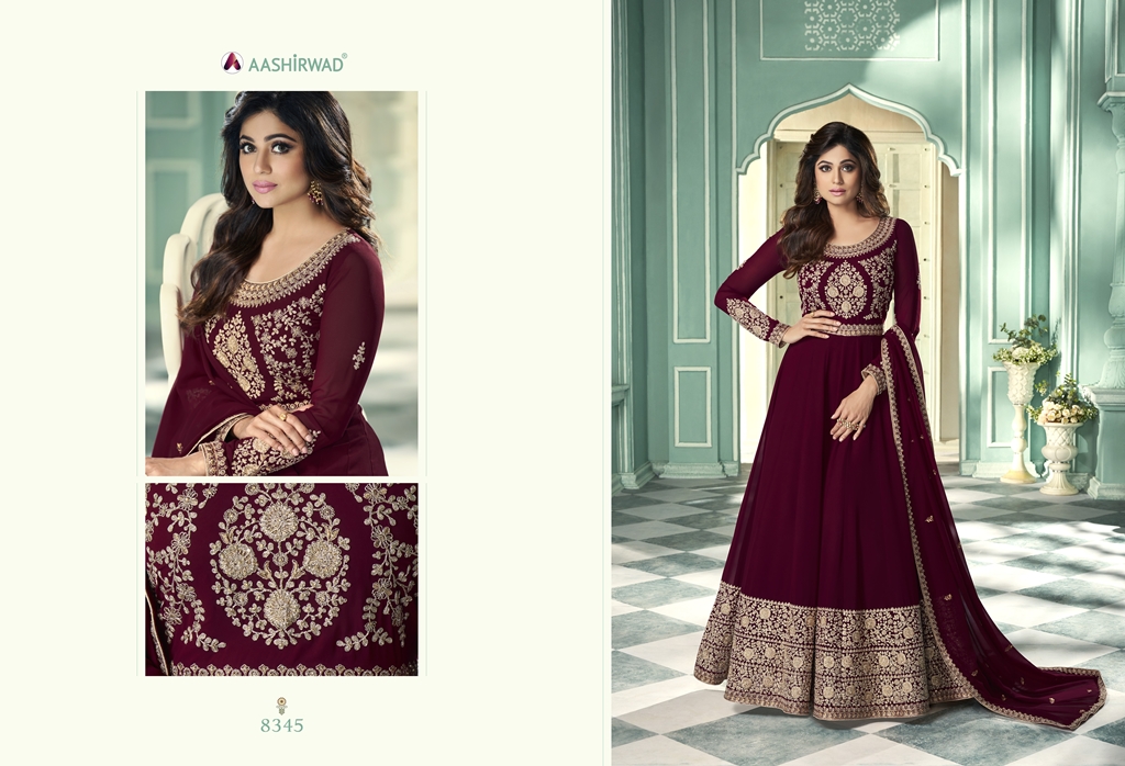 Aashirwad Presents Jewel 8343 Series Salwar Kameez Catalog