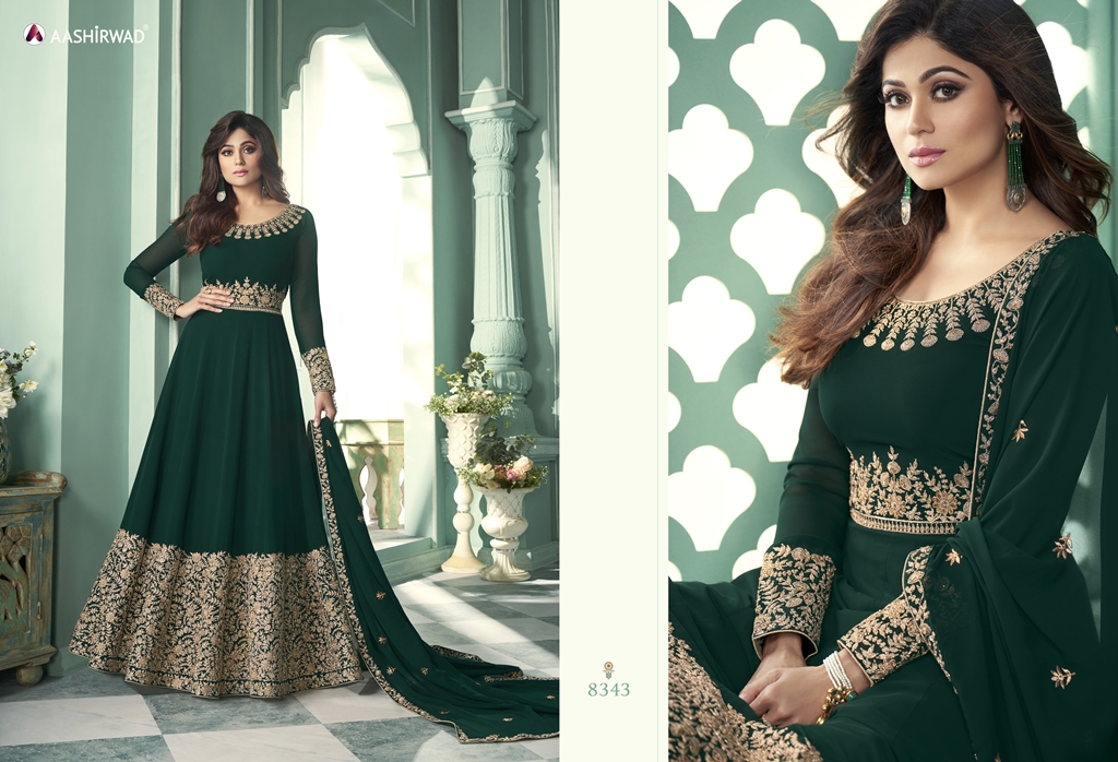 Aashirwad Presents Jewel 8343 Series Salwar Kameez Catalog