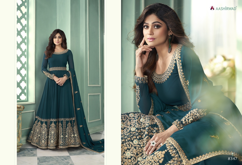 Aashirwad Presents Jewel 8343 Series Salwar Kameez Catalog