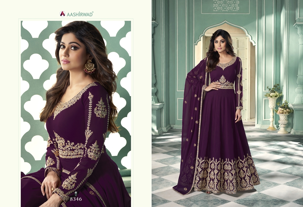 Aashirwad Presents Jewel 8343 Series Salwar Kameez Catalog