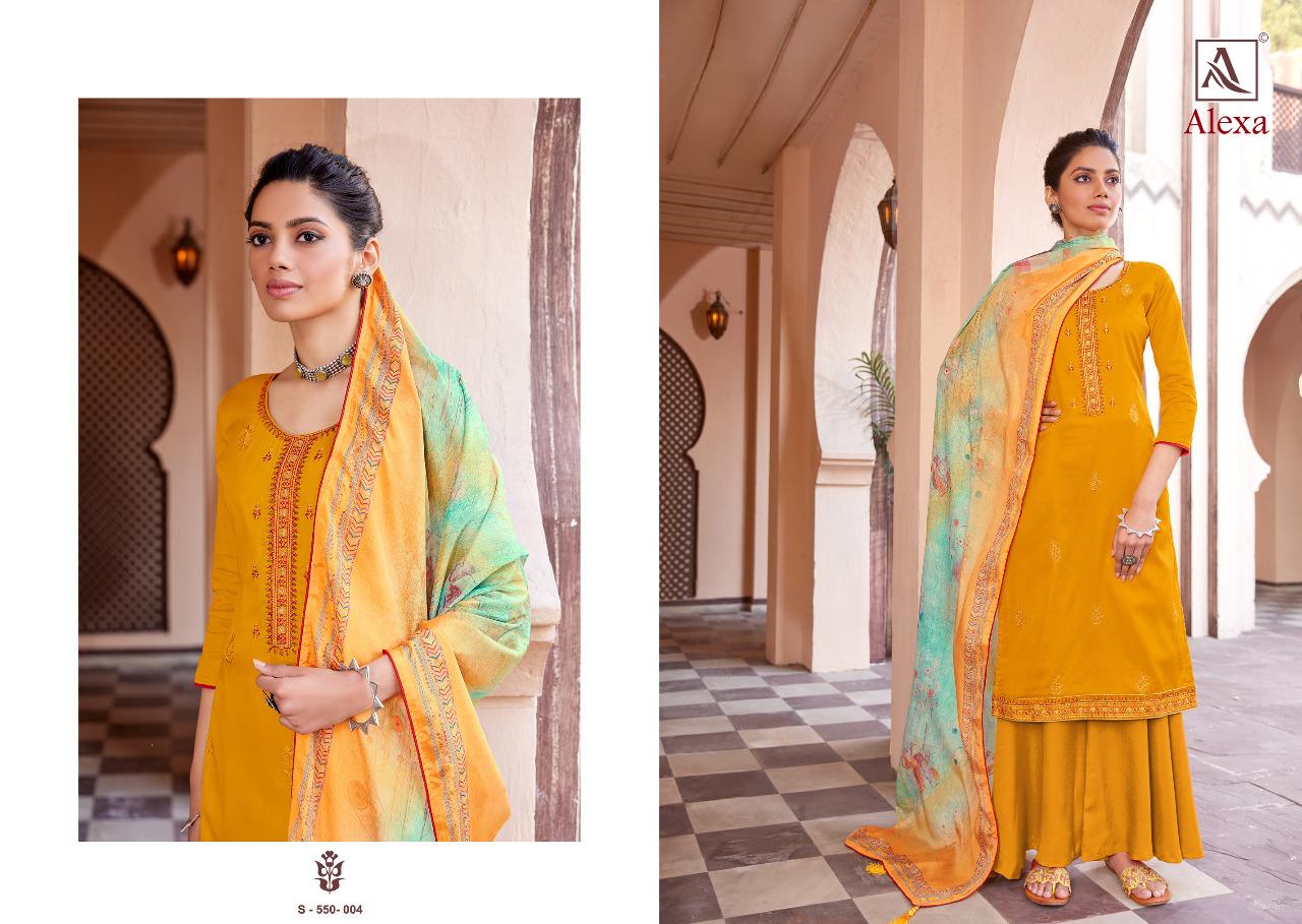 Alok Presents  Alexa Designer Dress Material Collection