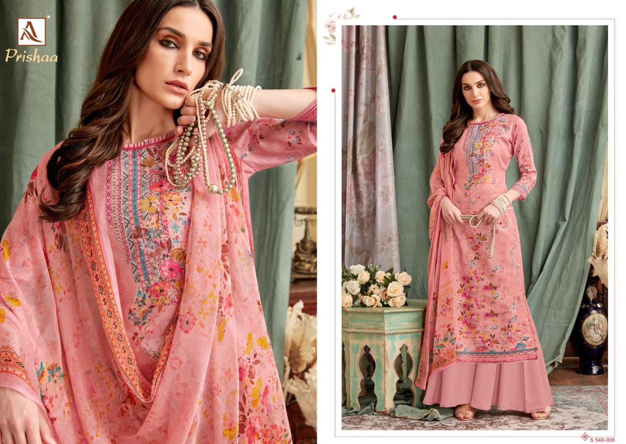 Alok Presents  Prishaa  Printed Dress Material
