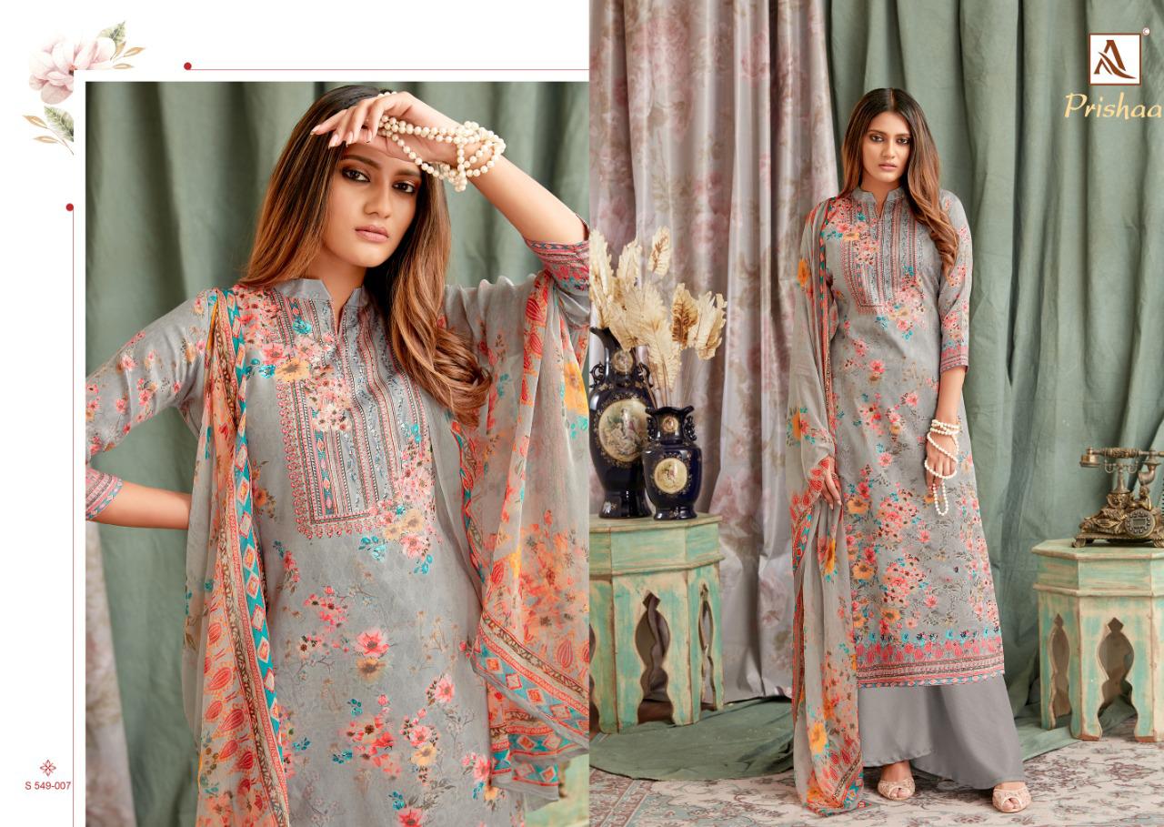 Alok Presents  Prishaa  Printed Dress Material