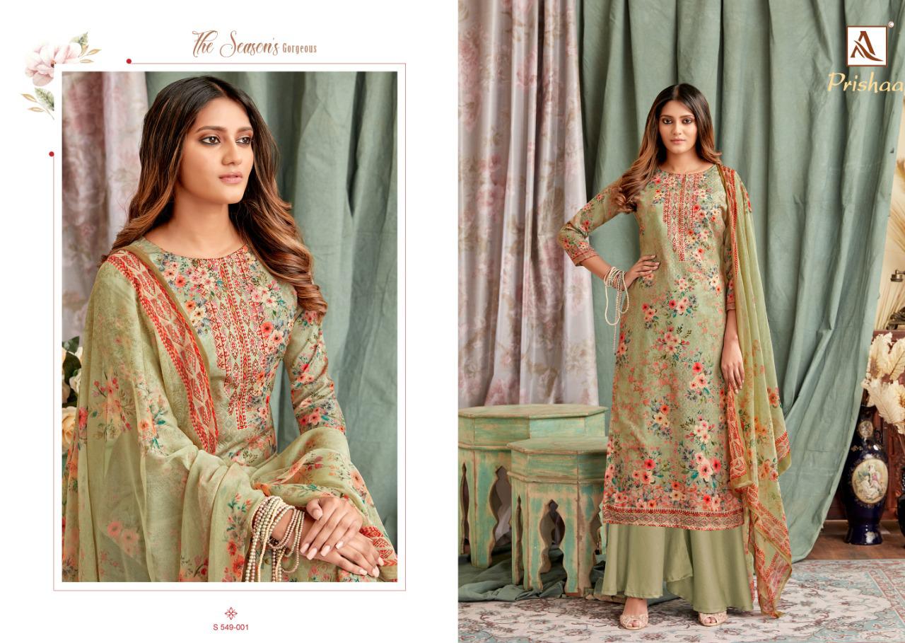 Alok Presents  Prishaa  Printed Dress Material