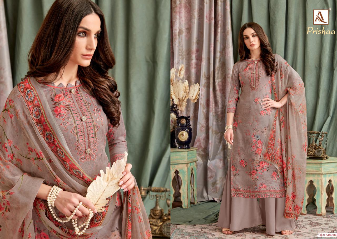 Alok Presents  Prishaa  Printed Dress Material