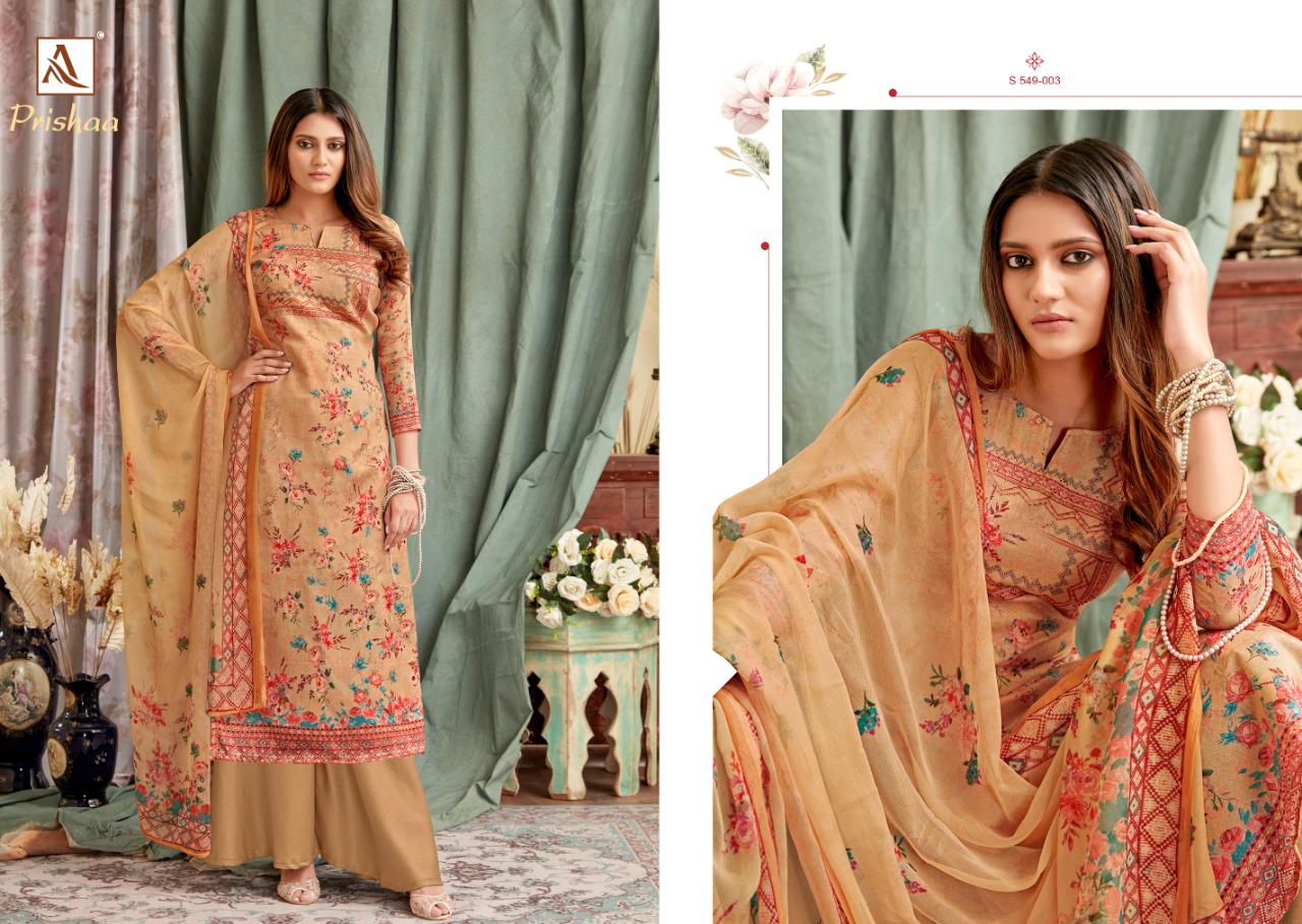 Alok Presents  Prishaa  Printed Dress Material