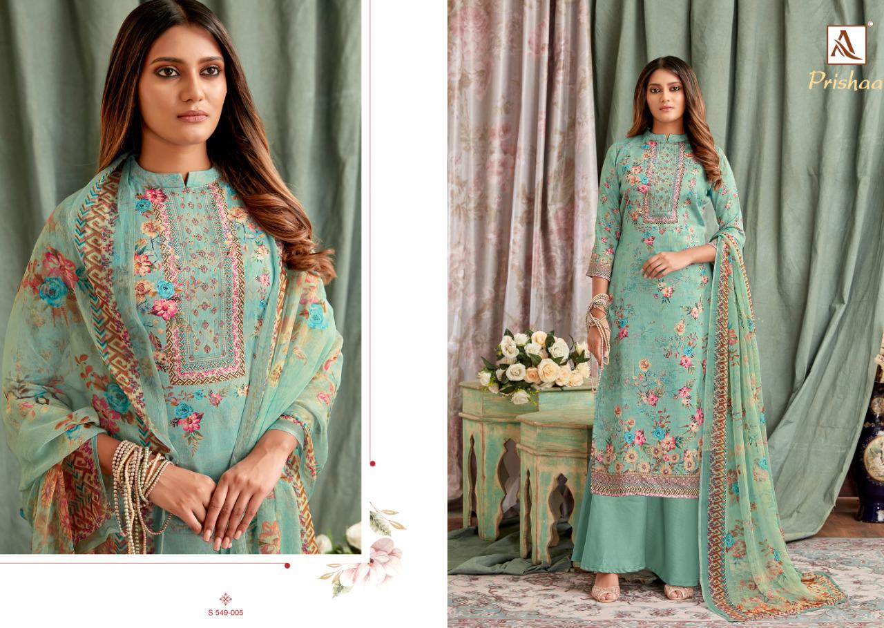 Alok Presents  Prishaa  Printed Dress Material