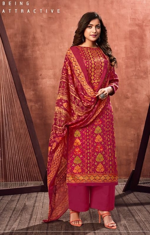 Anita Launching  Bandhej Digital Printed  Dress Material Collection