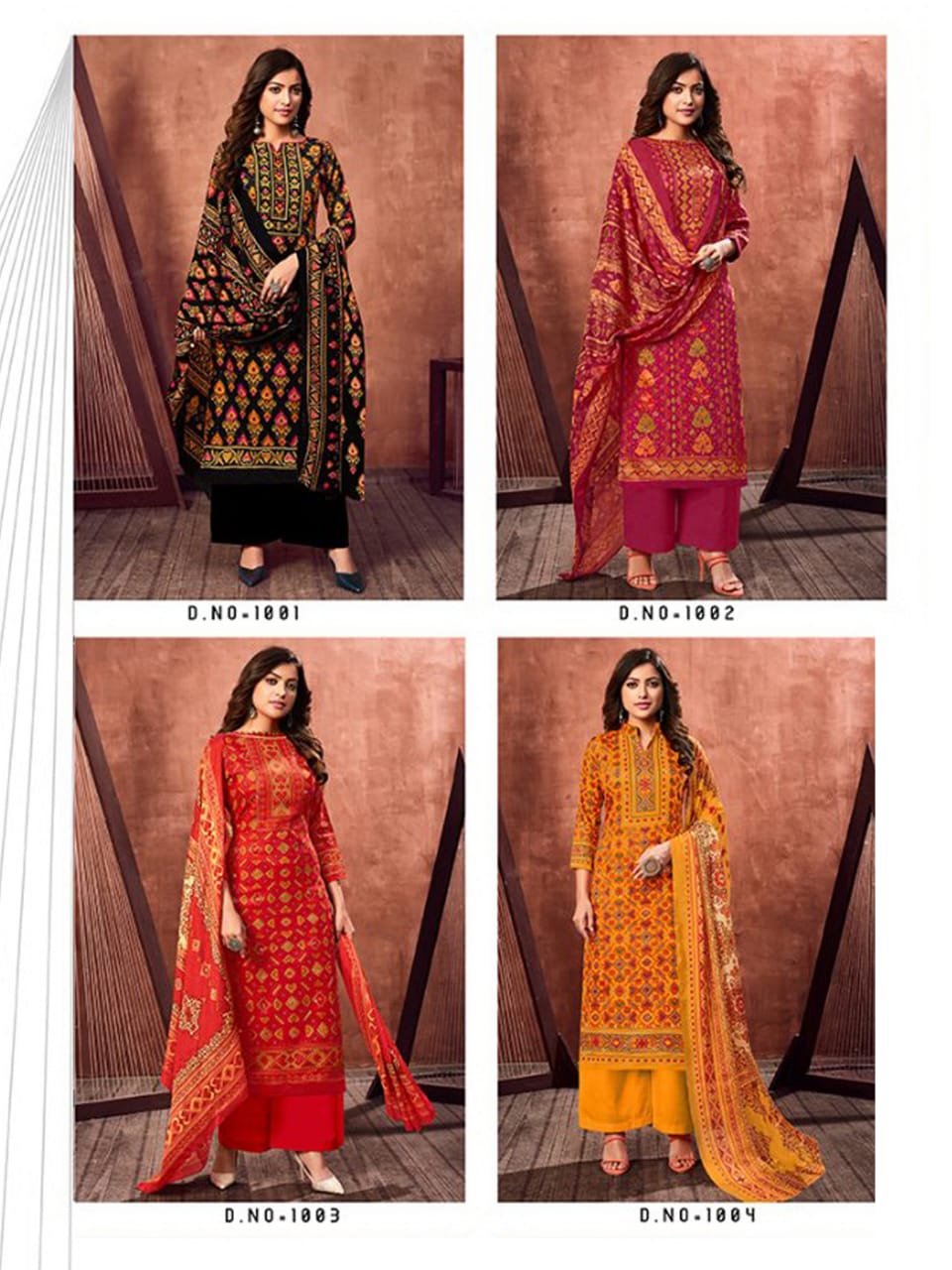 Anita Launching  Bandhej Digital Printed  Dress Material Collection