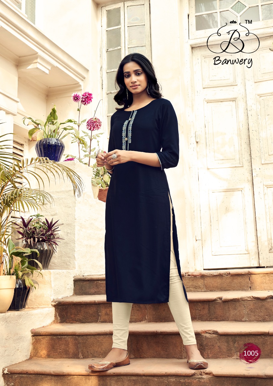Banwery Launching Mohini Designer Readymade Kurtis Wholesale In Surat