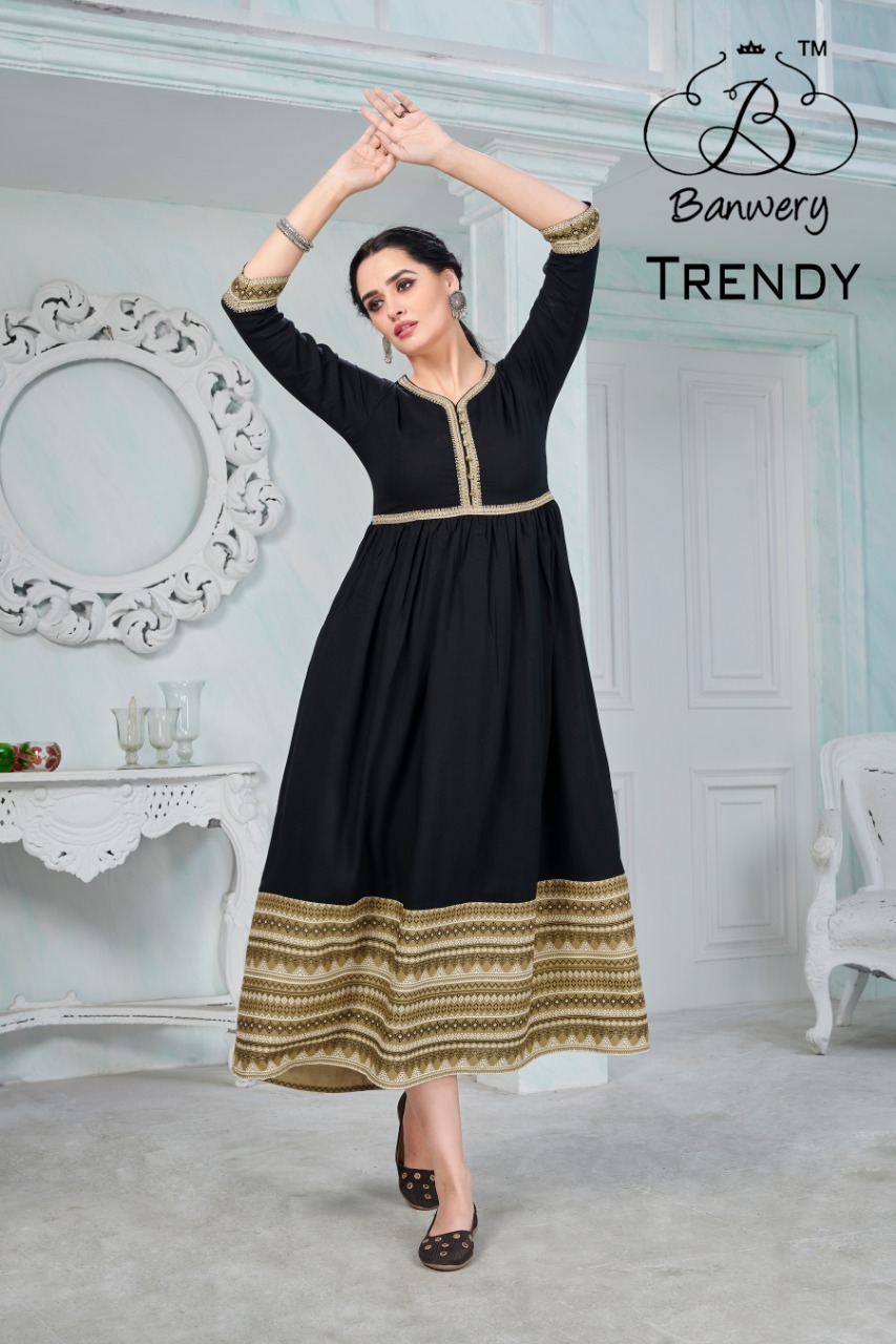 Banwery Presents  Trendy  Designer Long Kurtis Collection