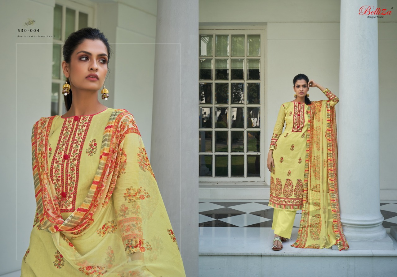 Belliza Launching Falak  Designer Dress Material