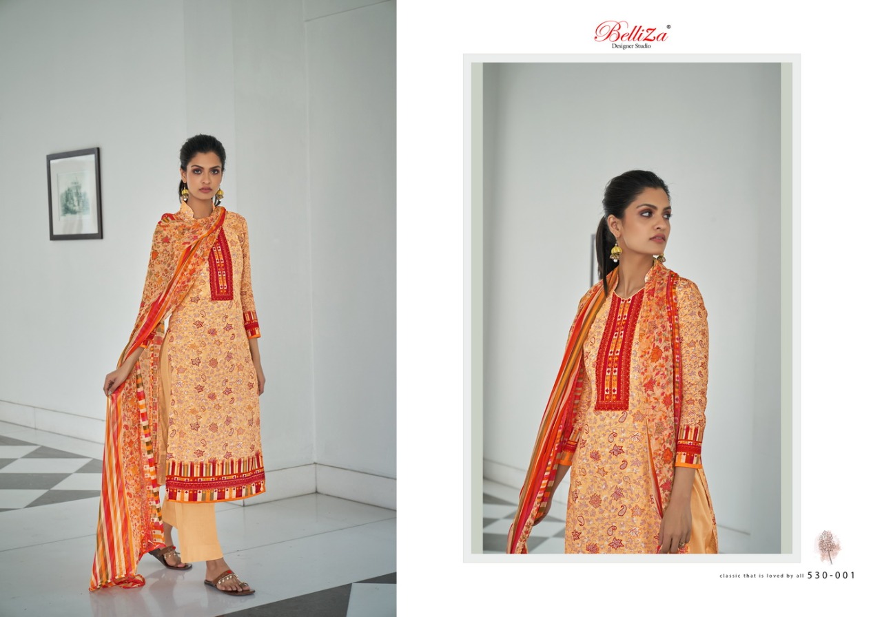 Belliza Launching Falak  Designer Dress Material