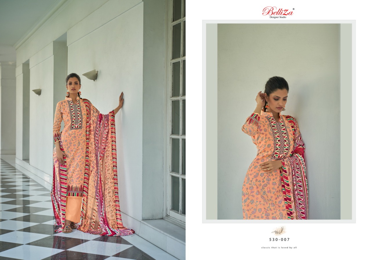 Belliza Launching Falak  Designer Dress Material