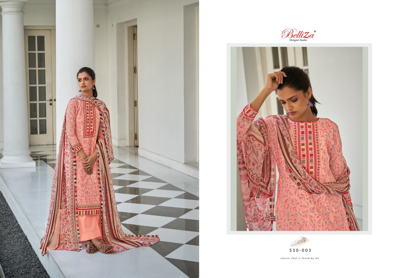 Belliza Launching Falak  Designer Dress Material