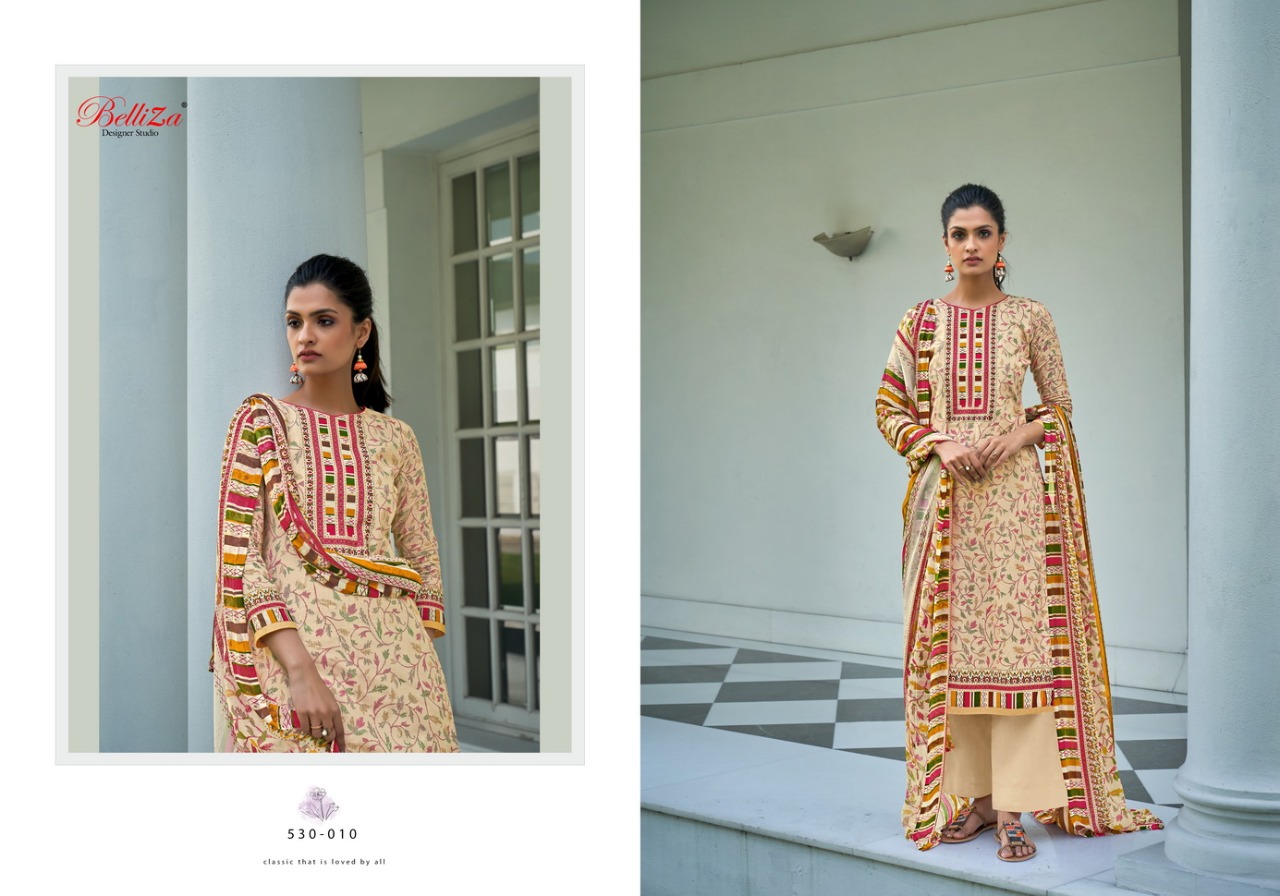 Belliza Launching Falak  Designer Dress Material