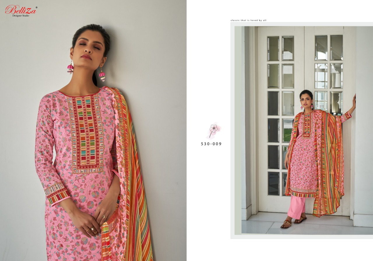 Belliza Launching Falak  Designer Dress Material