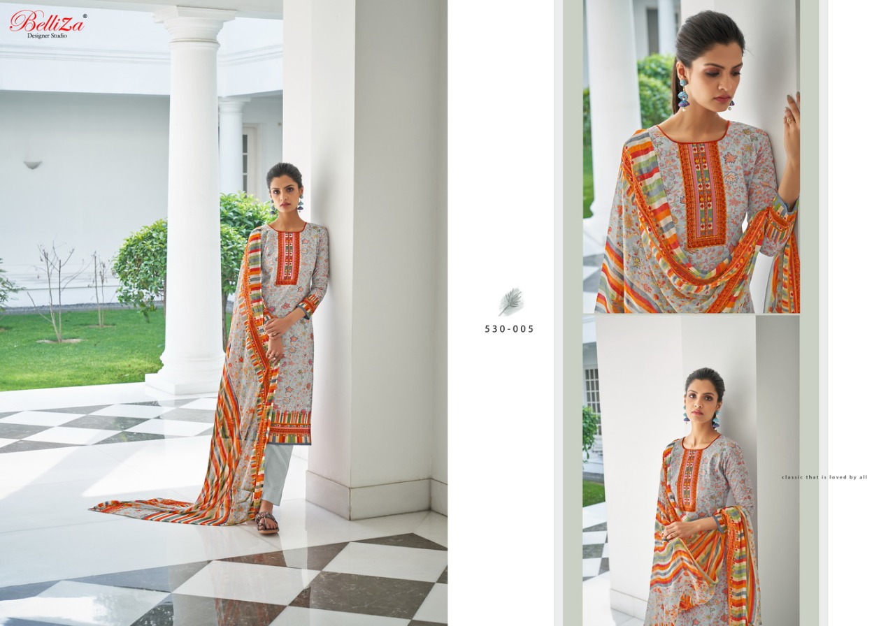 Belliza Launching Falak  Designer Dress Material