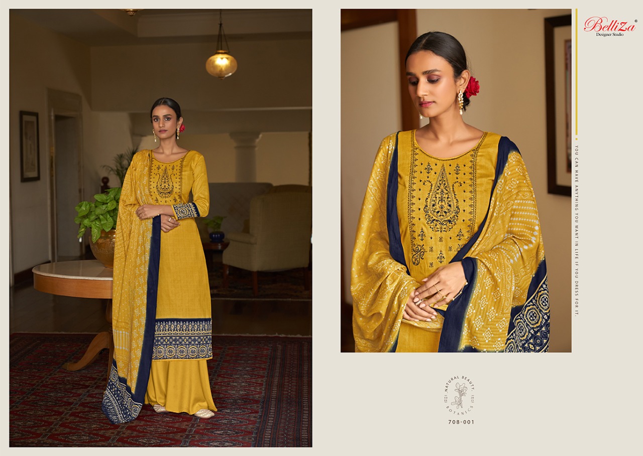 Belliza Presents  Haseen  Designer Dress Material Collection