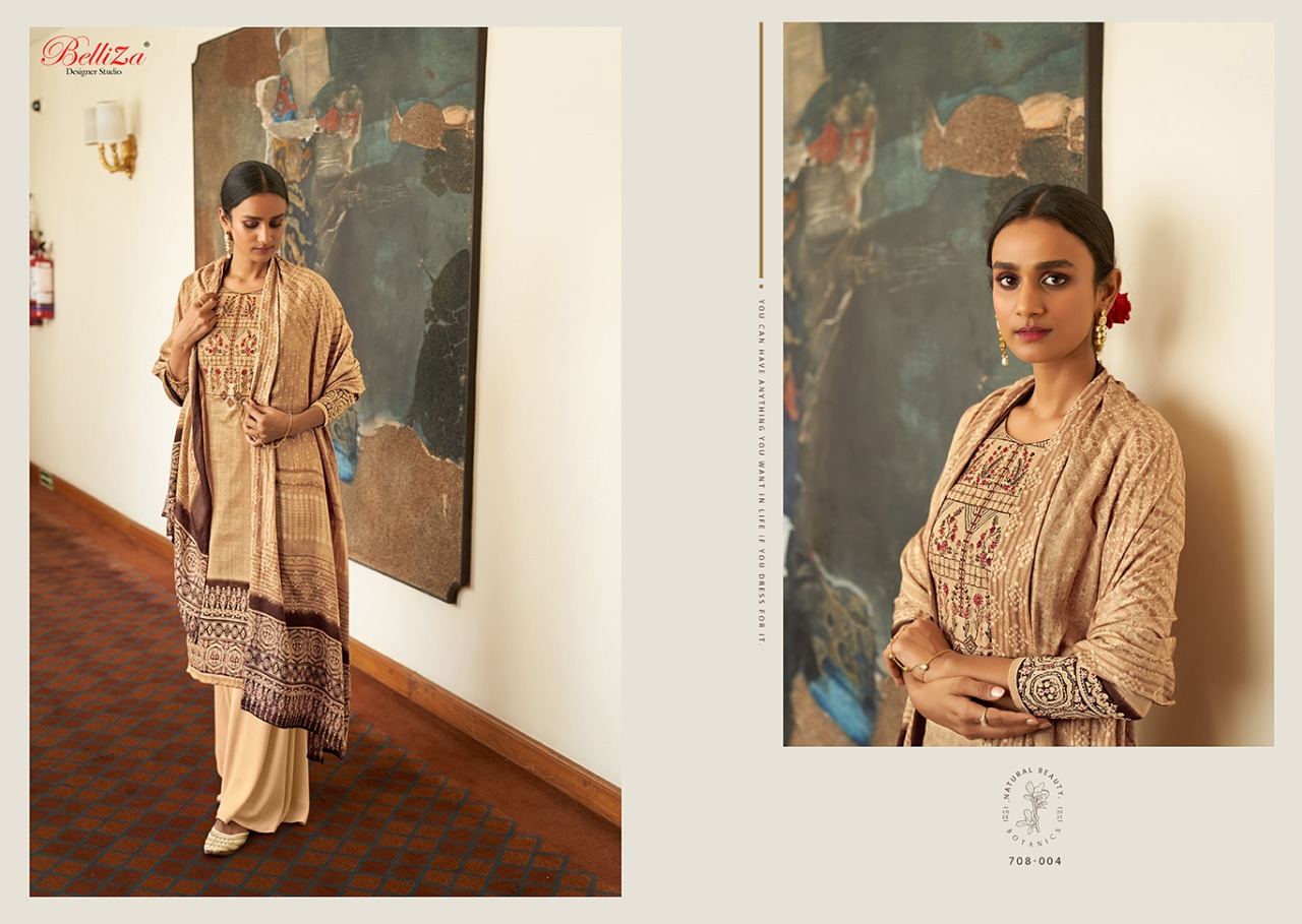 Belliza Presents  Haseen  Designer Dress Material Collection