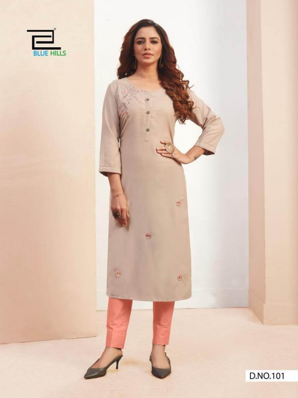 Blue Hills  Presents Mahek  Rayon Kurti Collection