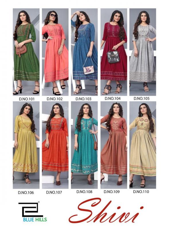Blue Hills Presents Shivi  Fancy Kurtis Collection