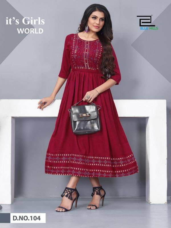 Blue Hills Presents Shivi  Fancy Kurtis Collection