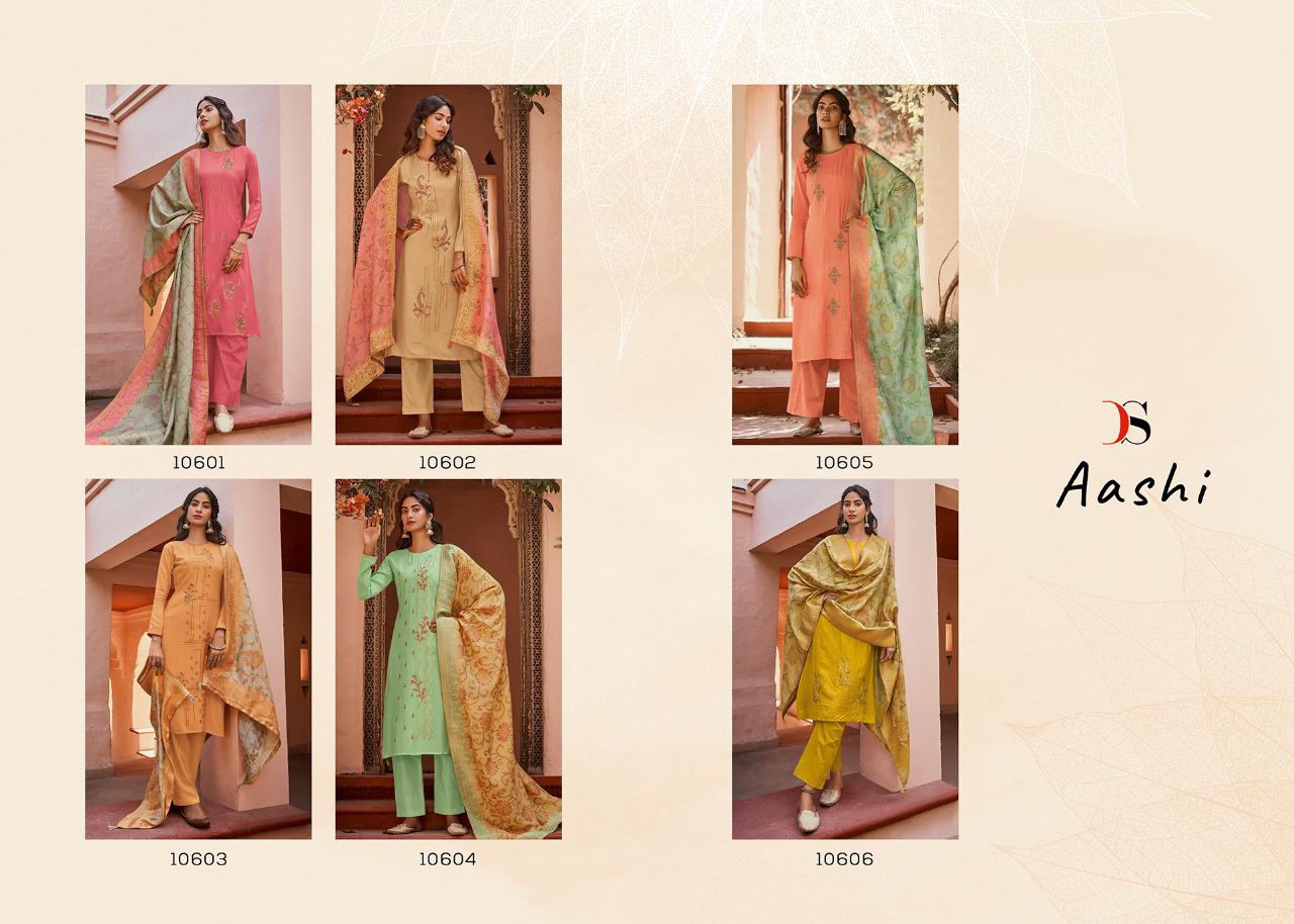 Deepsy Presents Aashi Pure Masleen Designer Dress Material Collection