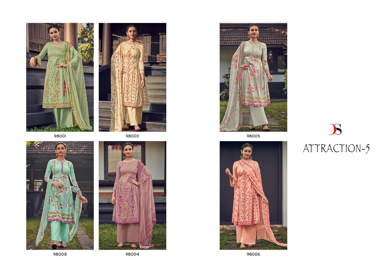 Deepsy Presents Attraction Vol 5  Designer Heavy Dress Material