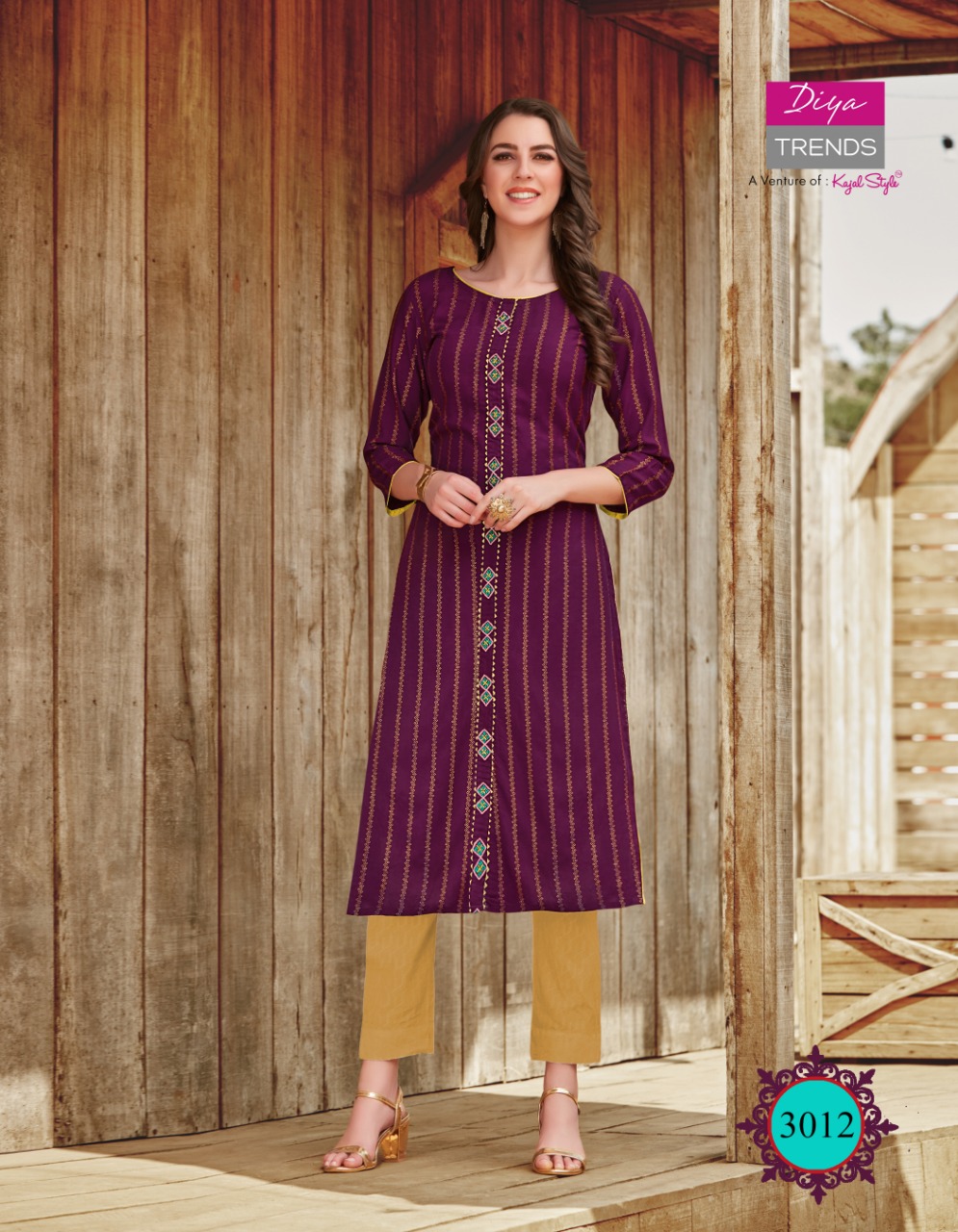 Diya Trends Presents Victoria Vol 3 Designer Kurtis Collection