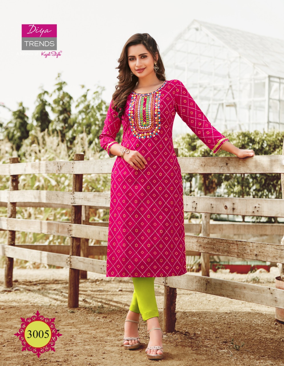 Diya Trends Presents Victoria Vol 3 Designer Kurtis Collection