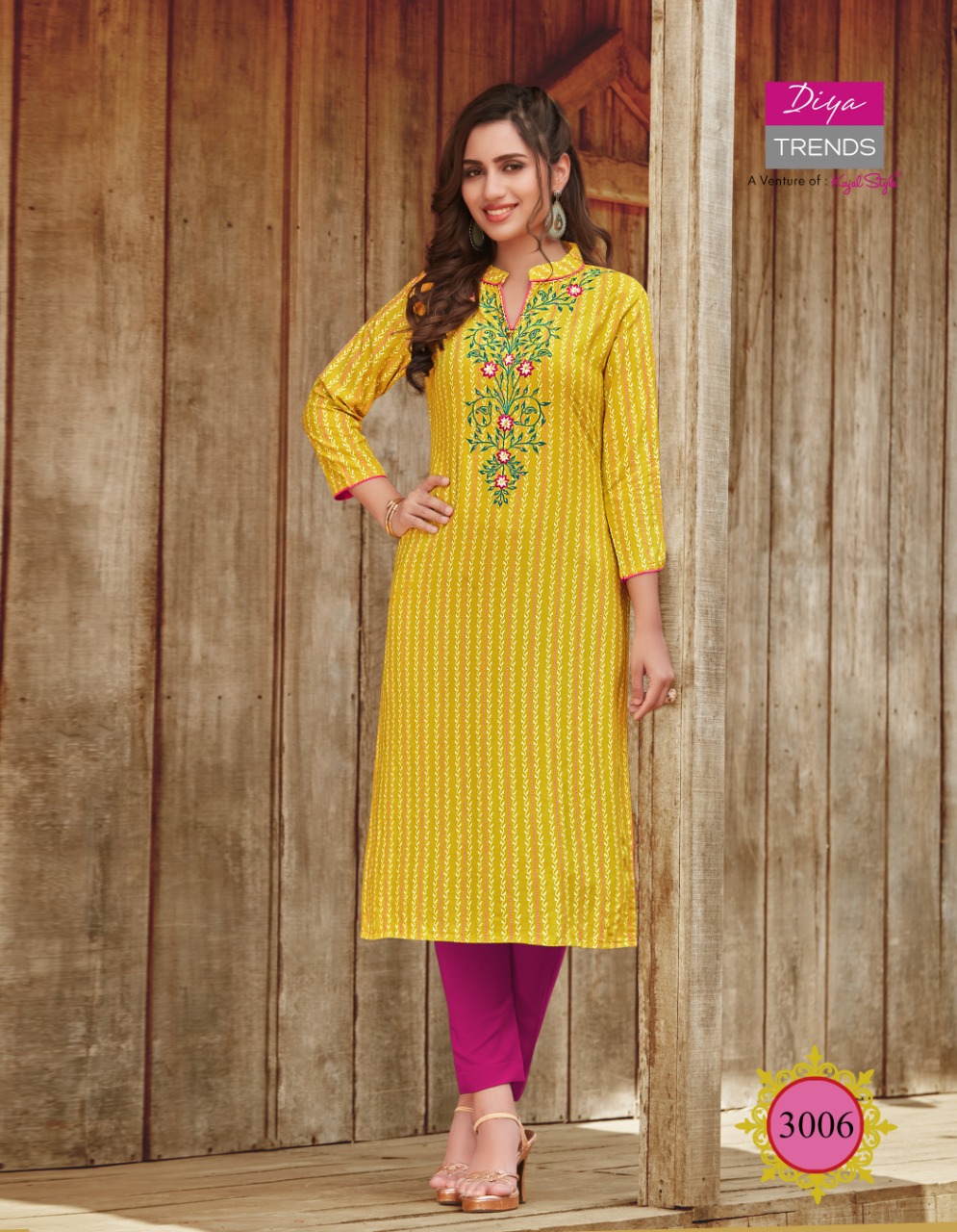 Diya Trends Presents Victoria Vol 3 Designer Kurtis Collection