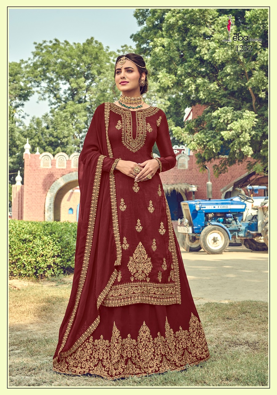 Eba Presents  Khwaish  Georgette Designer Salwar Suits