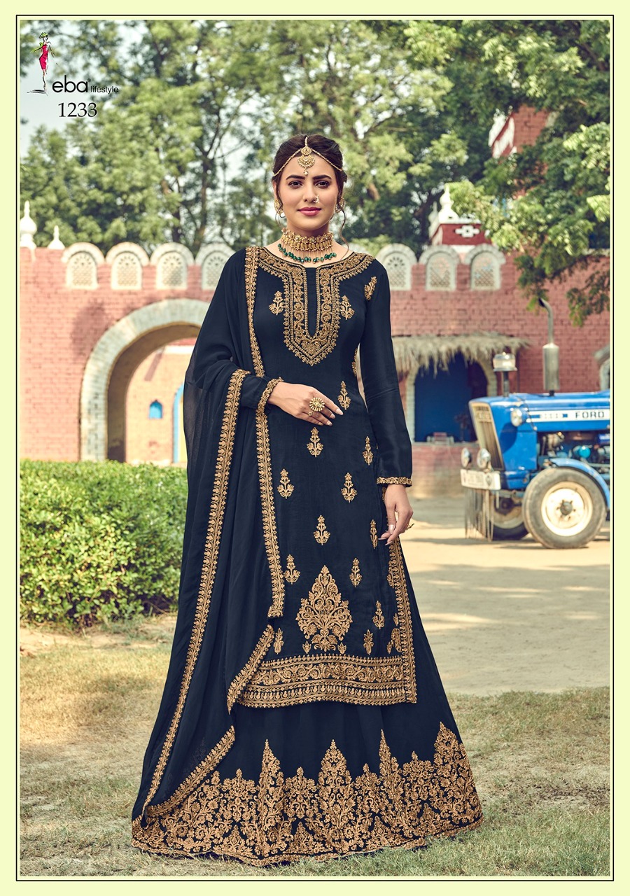 Eba Presents  Khwaish  Georgette Designer Salwar Suits