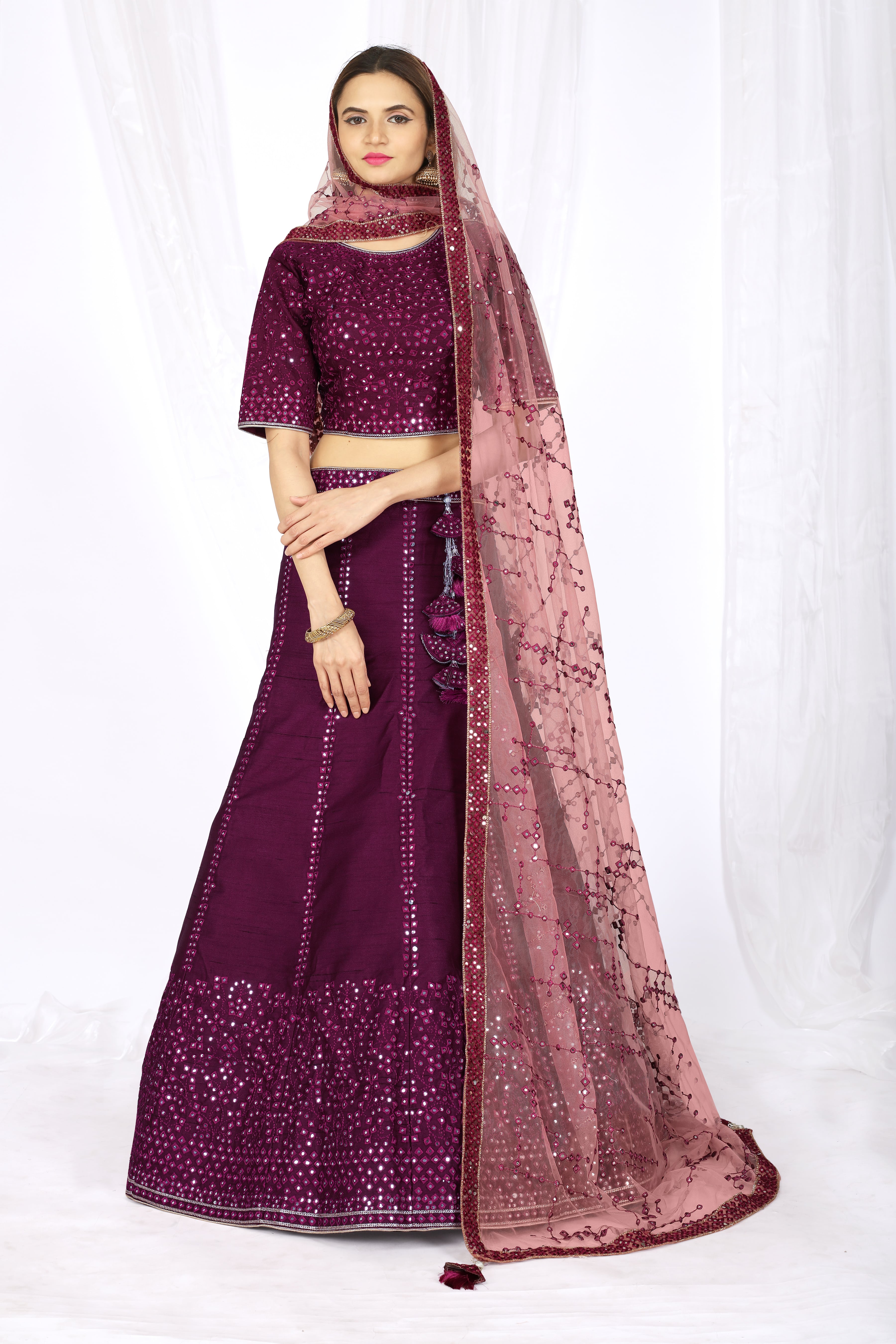 Fc Presents 5111 Purpal Lehenga Buy Latest Lehengas Chaniya Choli Collection