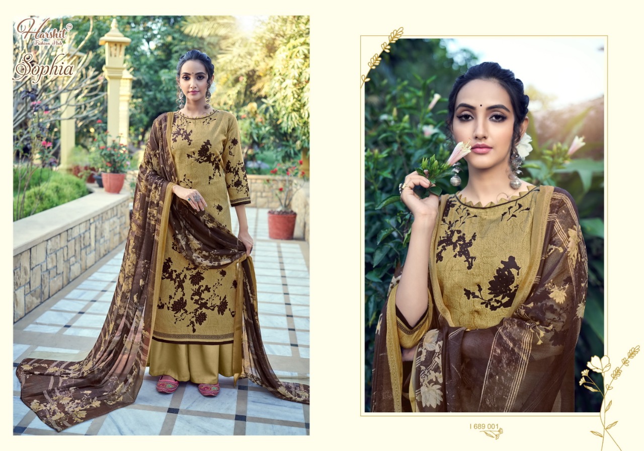Harshit Presents Sophia Ethnic Wear Dress Material