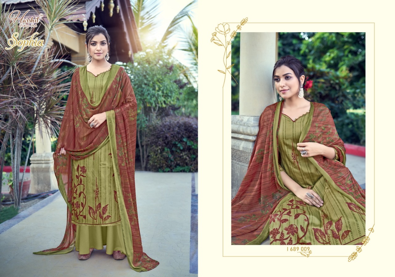 Harshit Presents Sophia Ethnic Wear Dress Material