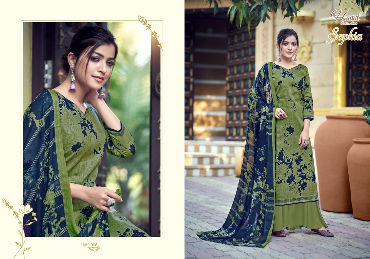 Harshit Presents Sophia Ethnic Wear Dress Material