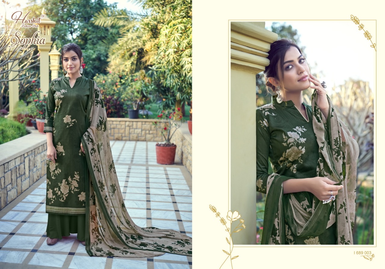 Harshit Presents Sophia Ethnic Wear Dress Material