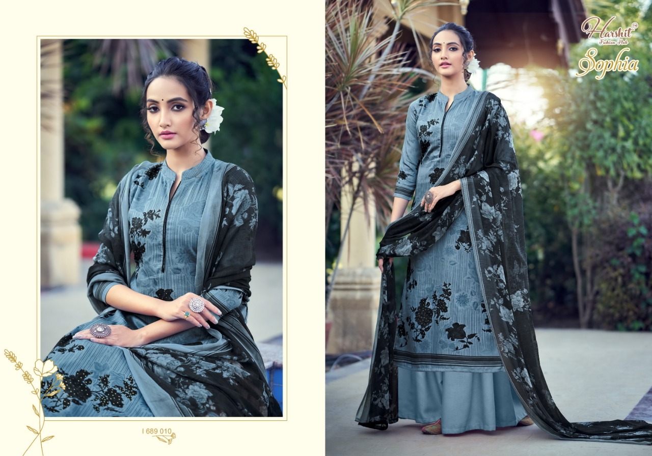 Harshit Presents Sophia Ethnic Wear Dress Material