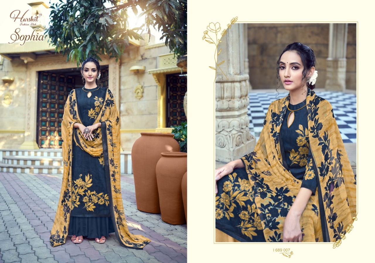 Harshit Presents Sophia Ethnic Wear Dress Material