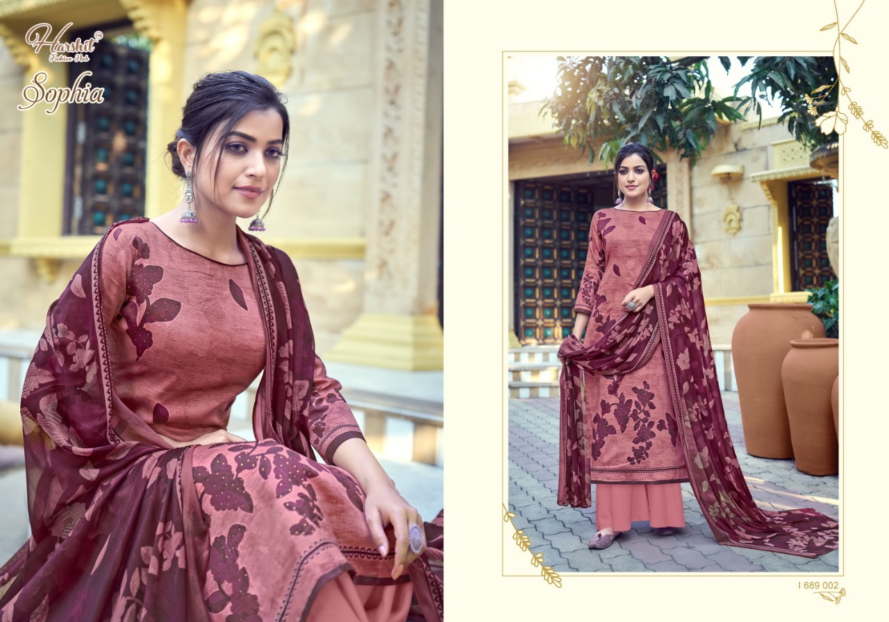 Harshit Presents Sophia Ethnic Wear Dress Material